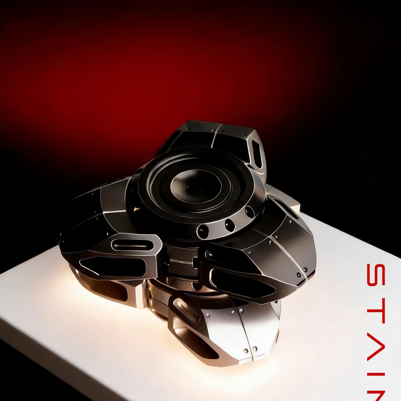 INSITU EDC 3i ATLAS Spinner with weathered exterior and high-tech armor aesthetic