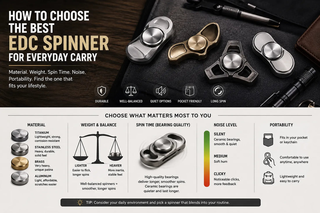 How to Choose the Best EDC Spinner for Everyday Carry in 2026