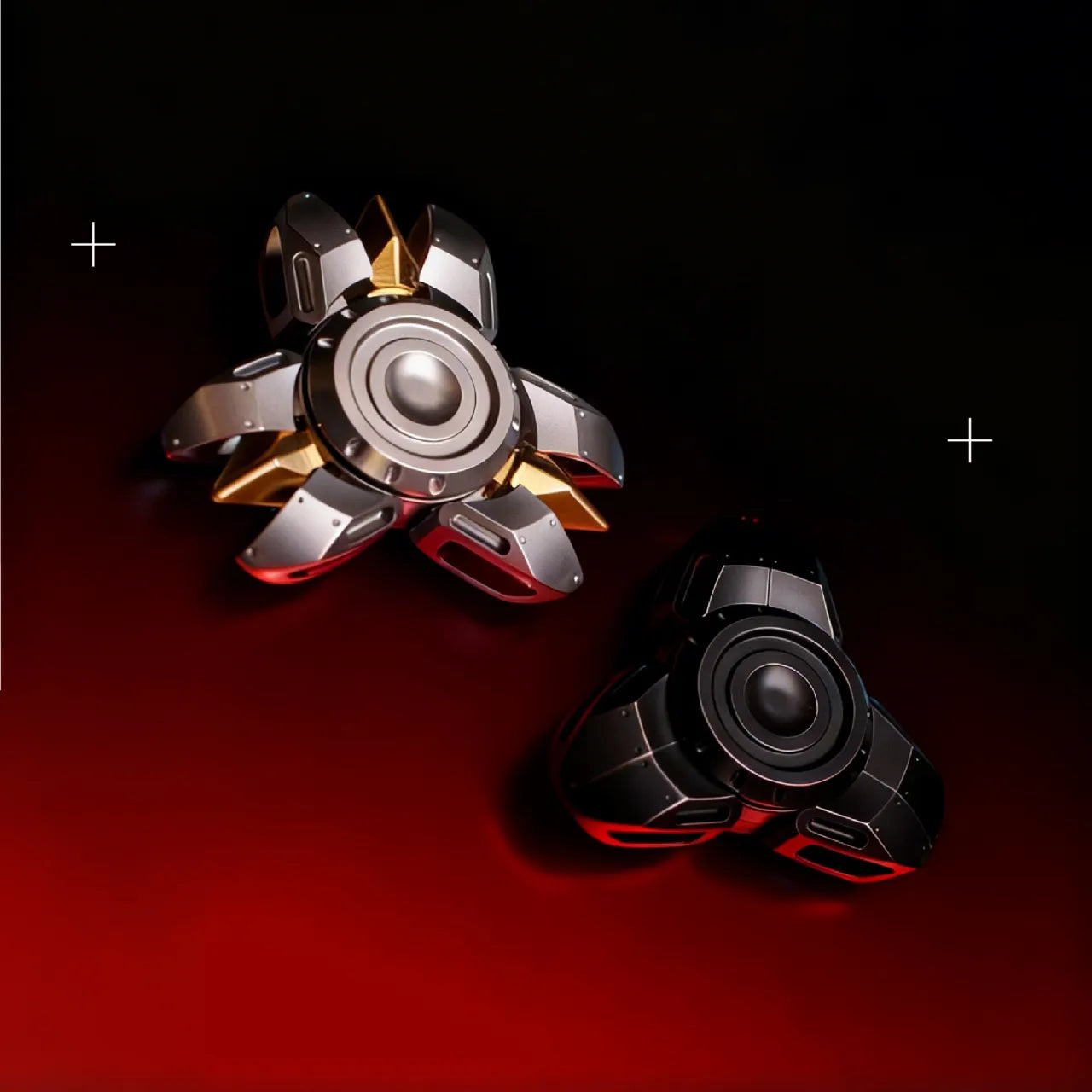 3i ATLAS Split-Opening Spinner with golden spike armor and vintage design