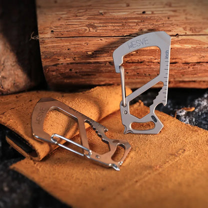 Agile Titanium EDC Multi-Tool｜CNC One-Piece Machining