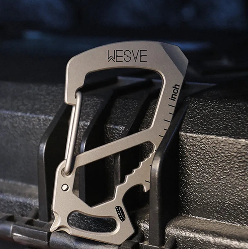 Agile Titanium EDC Multi-Tool｜CNC One-Piece Machining