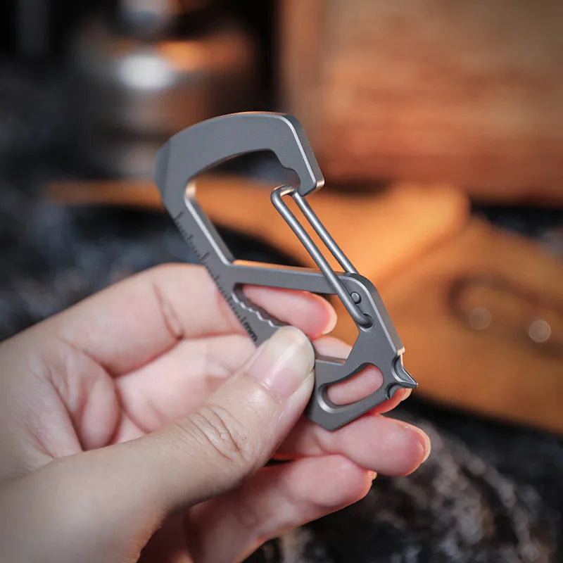 Agile Titanium EDC Multi-Tool｜CNC One-Piece Machining