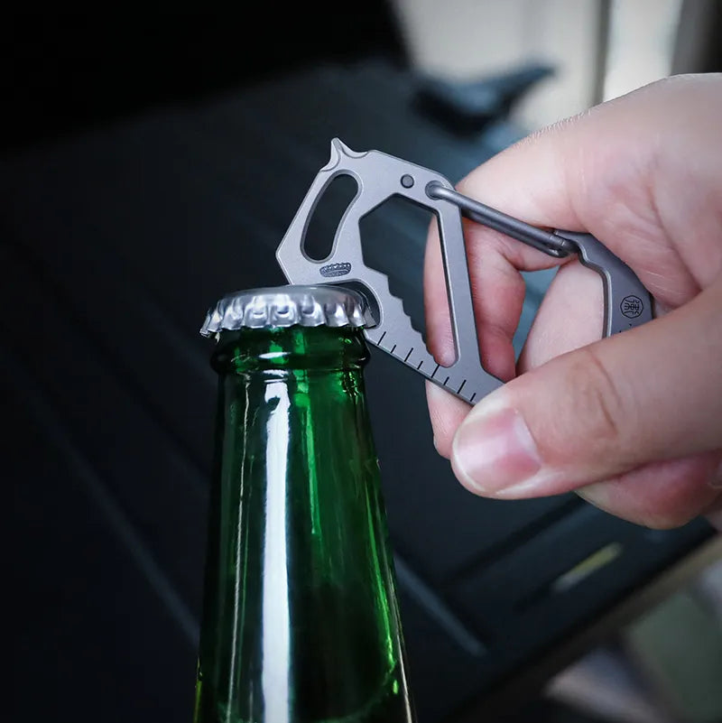 Agile Titanium EDC Multi-Tool｜CNC One-Piece Machining