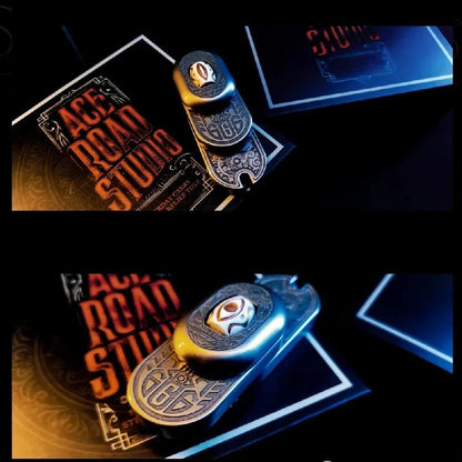 Answer Slider astrology-inspired EDC slider with symbolic engraving