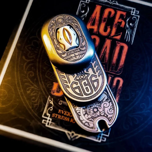 Answer Slider EDC fidget slider with Eye of Truth rotating design