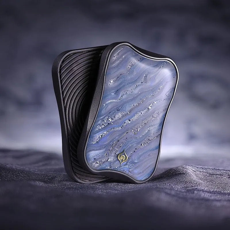Aura Sand Fidget Slider by Peacock - Titanium & Zirconium EDC Aura Sand Fidget Slider by Peacock - Titanium & Zirconium EDC
