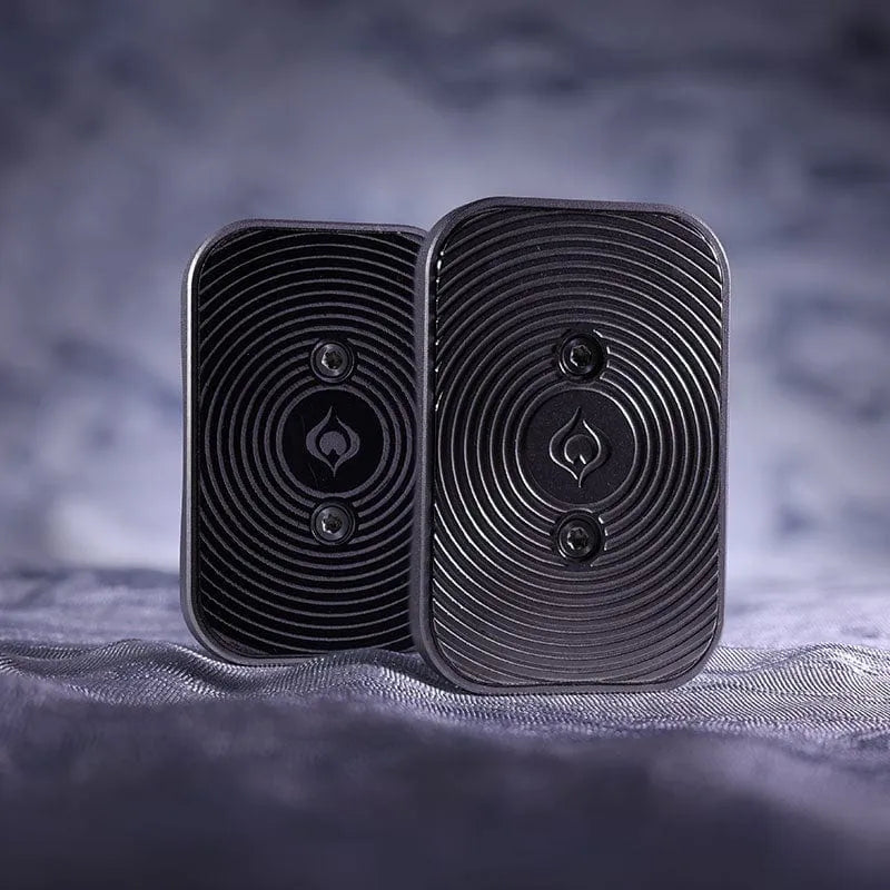 Aura Sand Fidget Slider by Peacock - Titanium & Zirconium EDC Aura Sand Fidget Slider by Peacock - Titanium & Zirconium EDC