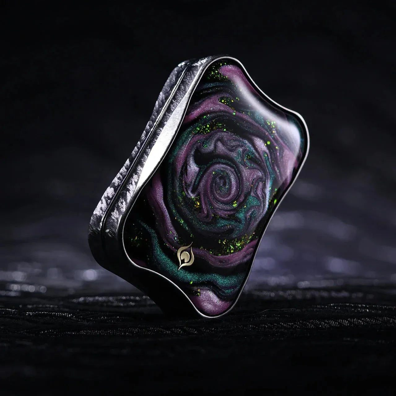 Aura Sand Fidget Slider by Peacock - Premium Titanium Mechanical EDC Toy
