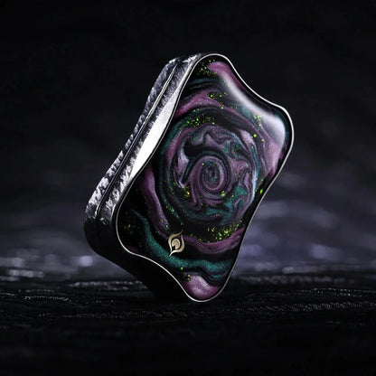 Aura Sand Fidget Slider by Peacock - Premium Titanium Mechanical EDC Toy