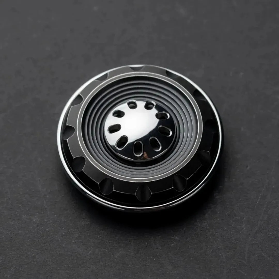 DJG Core Ring multi-mode EDC spinner and ratchet fidget ring