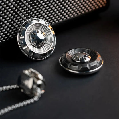 DJG Core Ring multi-mode EDC spinner and ratchet fidget ring