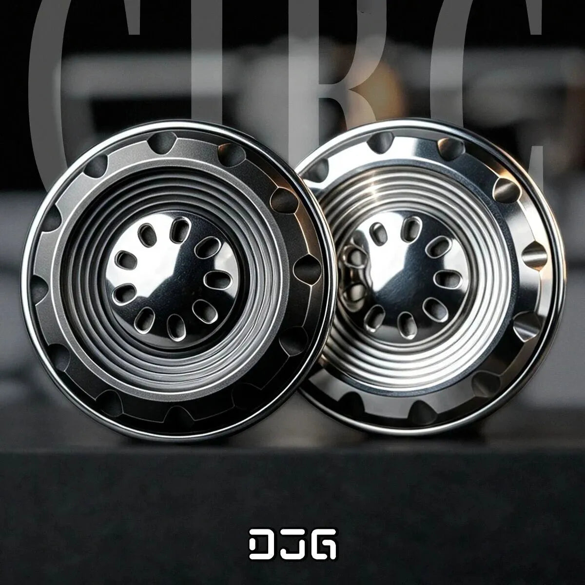 DJG Core Ring multi-mode EDC spinner and ratchet fidget ring