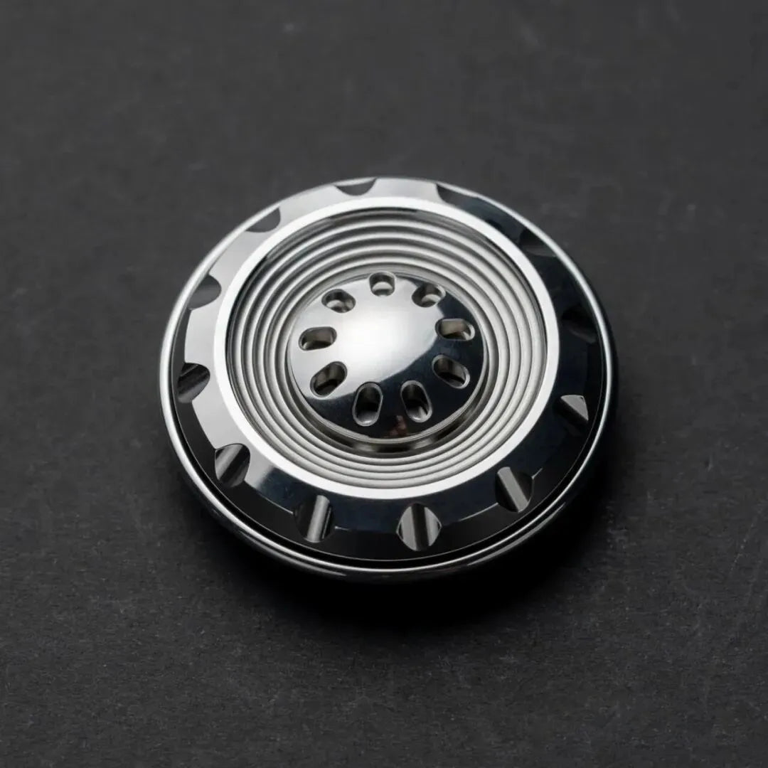 DJG Core Ring multi-mode EDC spinner and ratchet fidget ring