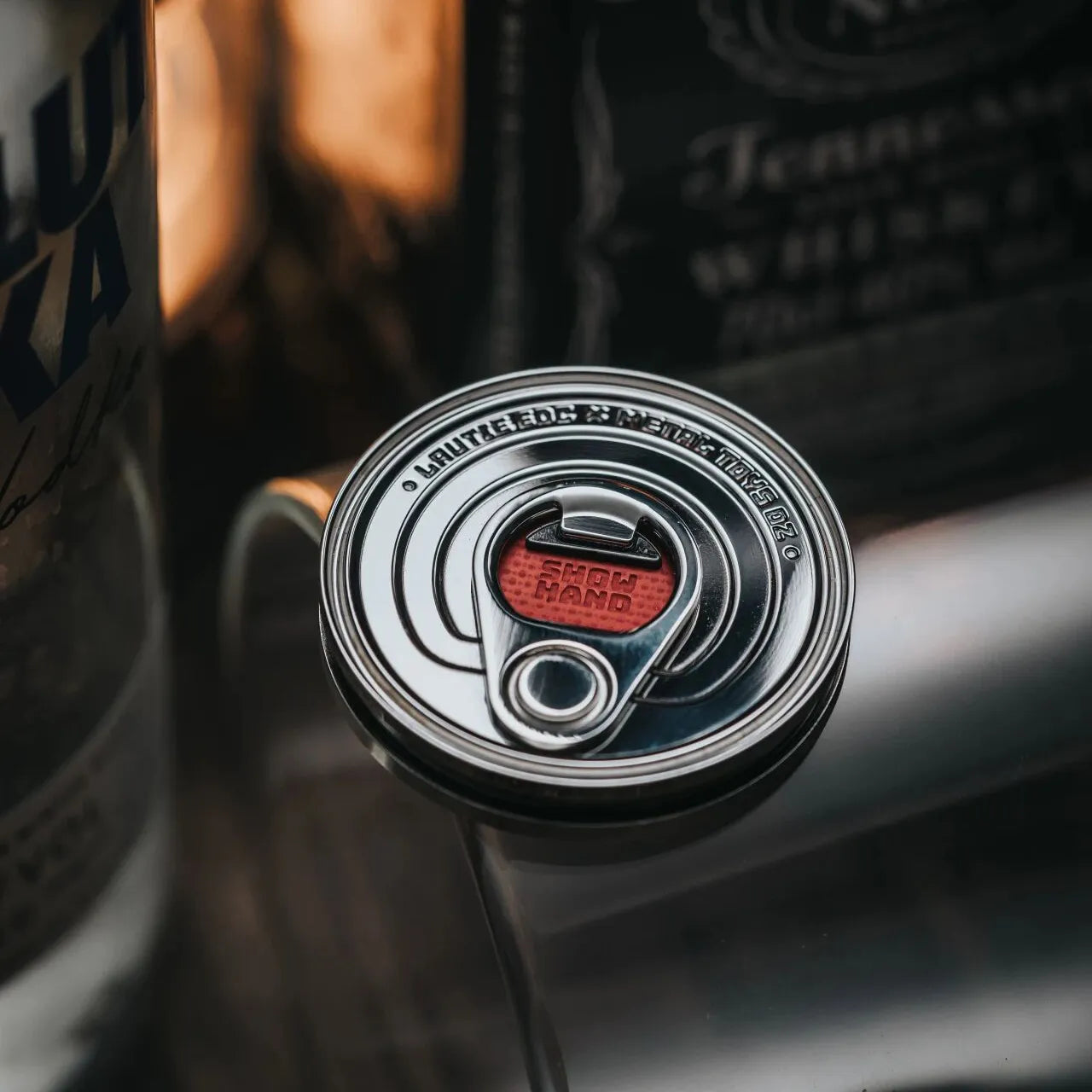 Lautie x Metaltoys.Dz Haptic Coin Can magnetic haptic coin with PEEK track and eccentric self-locking mechanism