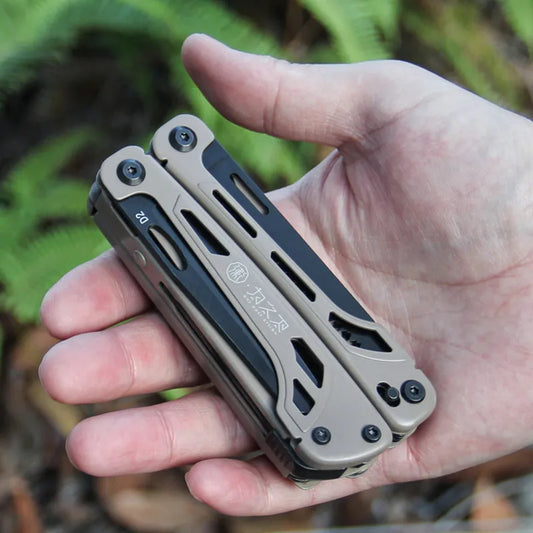 Lightseeker 21-in-1 Multitool | Stainless Steel EDC Pliers | D2 Blade & 440A Cutter 