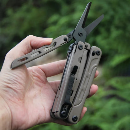 Lightseeker 21-in-1 Multitool | Stainless Steel EDC Pliers | D2 Blade & 440A Cutter 