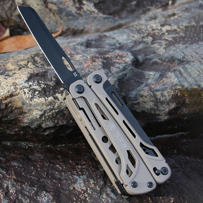 Lightseeker 21-in-1 Multitool | Stainless Steel EDC Pliers | D2 Blade & 440A Cutter 