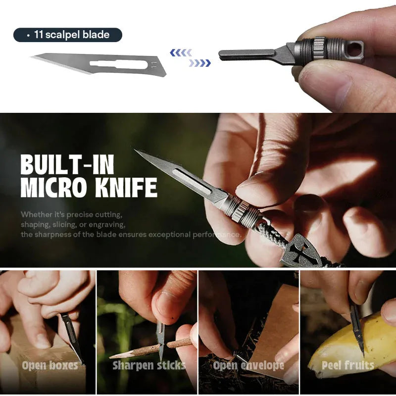 Titanium Mantis Mantis Pen – Titanium 4-in-1 Multi-Tool & Writing Instrument – MightyEDC