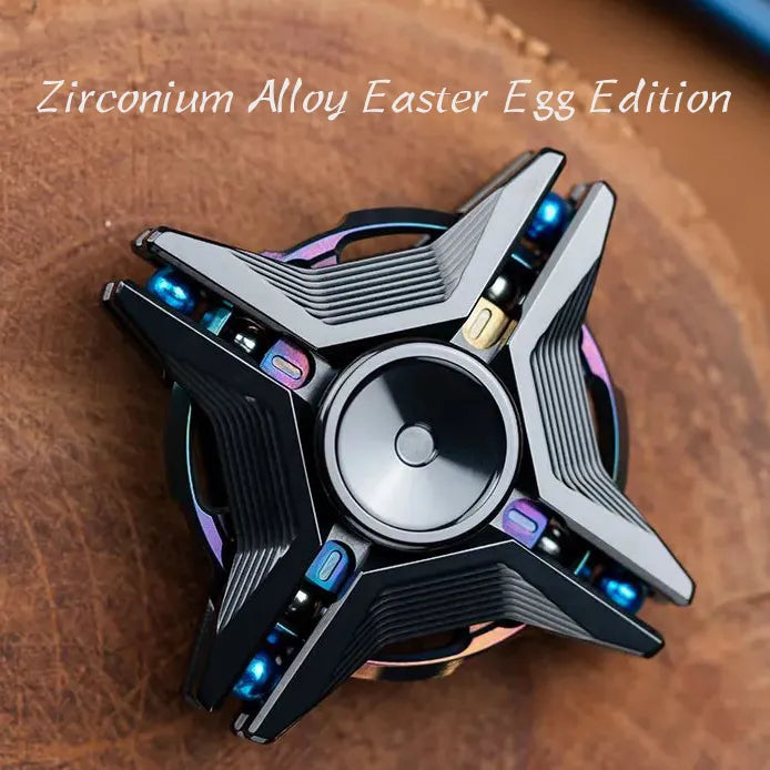 Manzala premium EDC spinner close-up internal linkage design