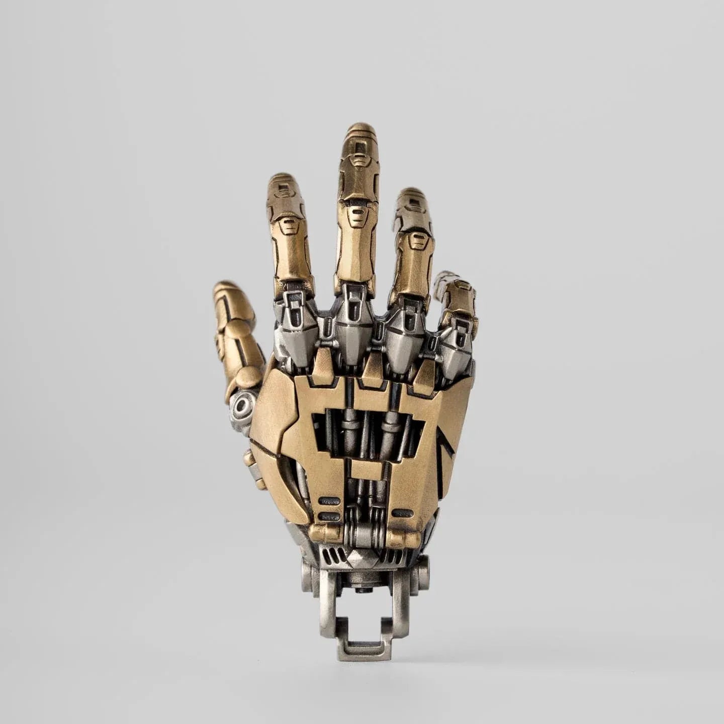 Articulated mechanical hand pendant right wearable EDC charm